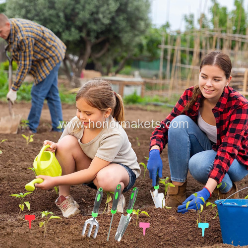 87 Piece Heavy Duty Gardening Tools Starter Kit hand garden tools set for gardening heavy duty with bag